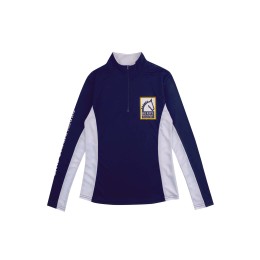 Customized women's long sleeve zipper Polo shirt Personal design right Angle sleeve color collar Equestrian Polo shirt supplier Zipper design P1436 Customized women's long sleeve zipper Polo shirt Personal design right Angle sleeve color collar Equestrian Polo shirt supplier Zipper design P1436